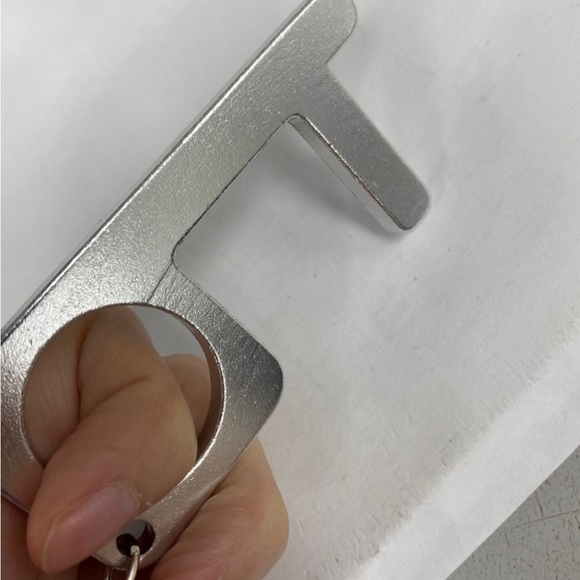 Stainless Steel Door Opener Keychain - Picture 7 of 8